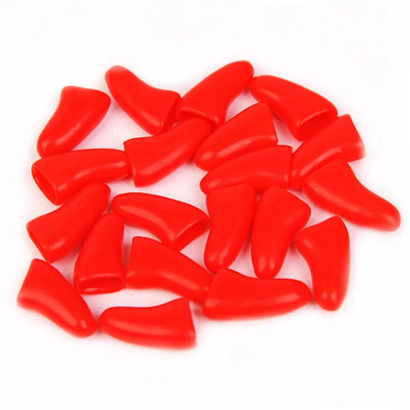 100 шт.-кошки котенок лапы Уход за ногтями колпачок для когтей + 5 клей аппликаторов