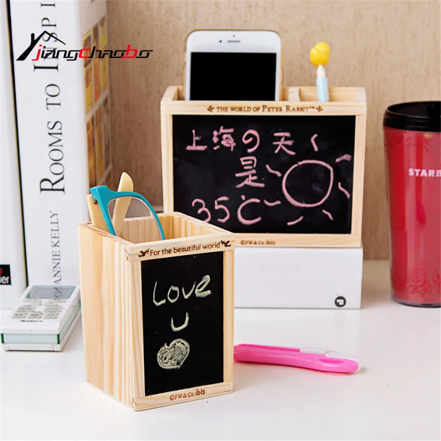 Creative Pen Vase Pencil Pot Makeup Brush Holder Stationery Container Desk Tidy Multifunction Holders Storage Boxes | Дом и сад