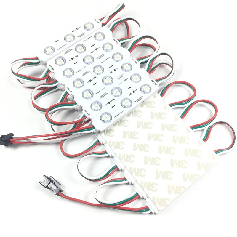 100 шт. WS2811 2811 IC 3 светодиодный 5050 RGB пиксель цифровой модульная гирлянда светильник