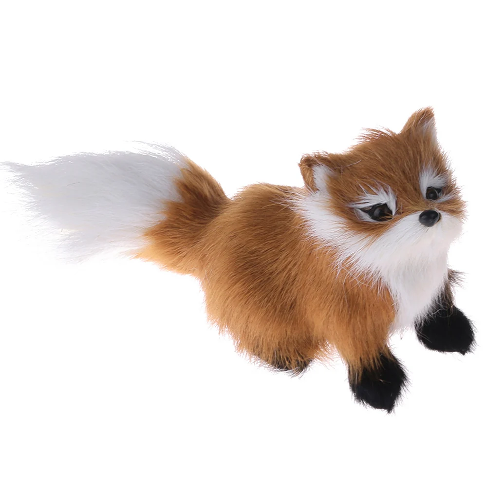 Новая Коричневая игрушечная игрушка из полиэтилена и меха модель подарок на день