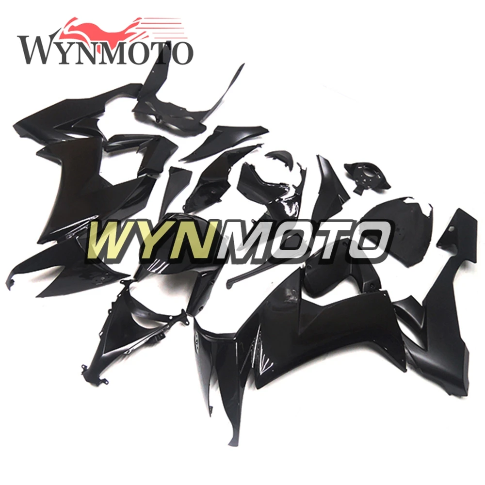 Полный ABS впрыска Обтекатели для Kawasaki ZX 10R ZX10R 2008 2009 2010 мотоцикл блестящий черный