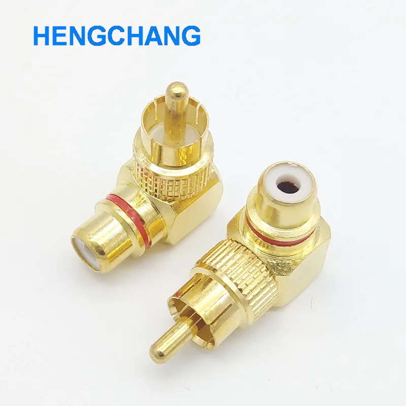 Высокое качество правый угол RCA адаптер разъем мужчин и женщин 1 шт .|connector|adaptorl