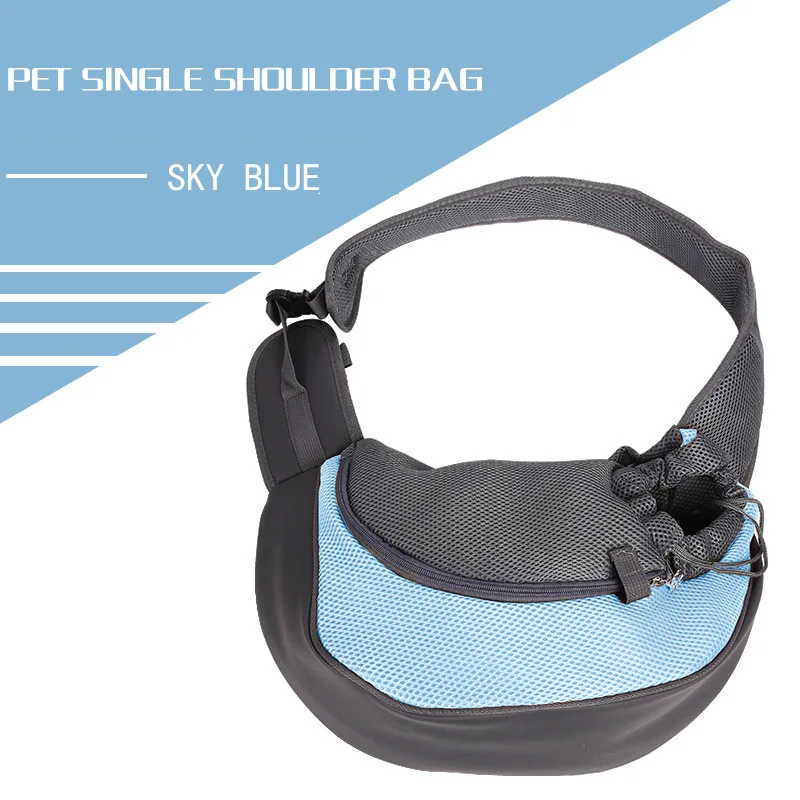 Pet Puppy Carrier Outdoor Travel Handbag Single Shoulder Bag Sling Mesh Comfort Tote Dog Cat Pouch Bags | Багаж и сумки
