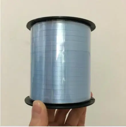 Blue Фольгированные ленты для воздушных шаров, разноцветные свадебные, вечерние, подарки, воздушные шары, украшение, атласная лента, лента для завивки, аксессуары, товары для творчества - Цвет: Blue
