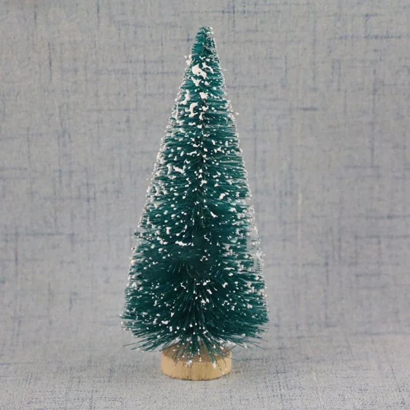 Маленькая Рождественская елка из волокна 3 цвета снег мороз маленькая сосновая