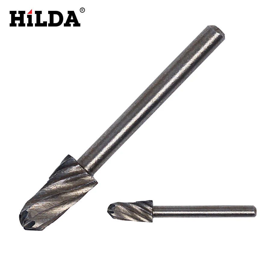 HILDA, 6 шт., HSS Dremel, роторный инструмент, мини сверла, набор заусенцев, Dremel, инструменты для резьбы по дереву, набор инструментов, аксессуары для Dremel