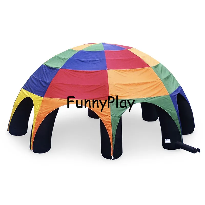 7 м надувная автомобильная палатка съемный надувной купол рекламная торговая для