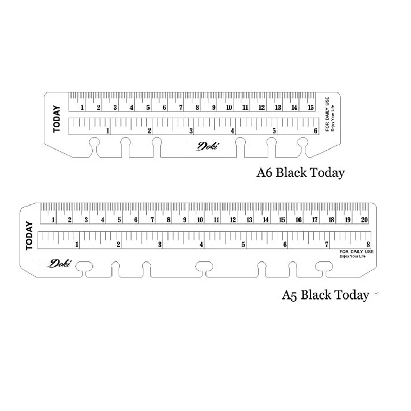 2019 Новинка Lovedoki прямая Линейка с листочками сегодня линейки Матовые прозрачные