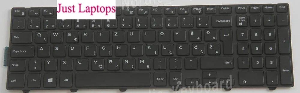 Клавиатура для Dell Inspiron 15 3000 3541 3542 3543 5547 5558 5559 7559 15R 5545