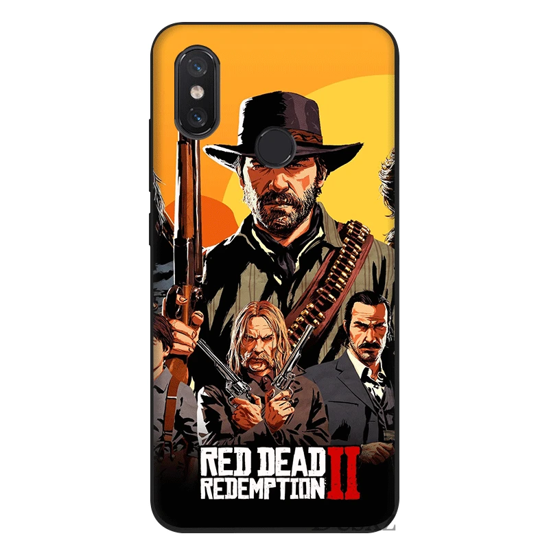 B5 Силиконовый чехол для телефона Xiaomi Mi 6 8 Lite A1 A2 5X 6X Lite F1 9 SE MAX 3 чехол крутая игра красные изображения из фильма «Red Dead Redemption» 2 ТПУ оболочки - Цвет: B5