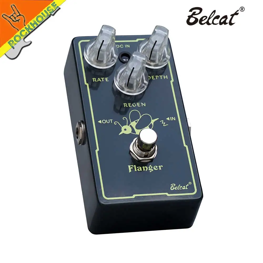 Belcat Flanger гитарные педали эффектов аналоговые True Bypass Бесплатная доставка | Спорт и