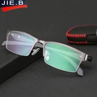 Титановая оправа для очков Allo, Мужская Ультралегкая брендовая дизайнерская винтажная оправа для очков по рецепту, 2018