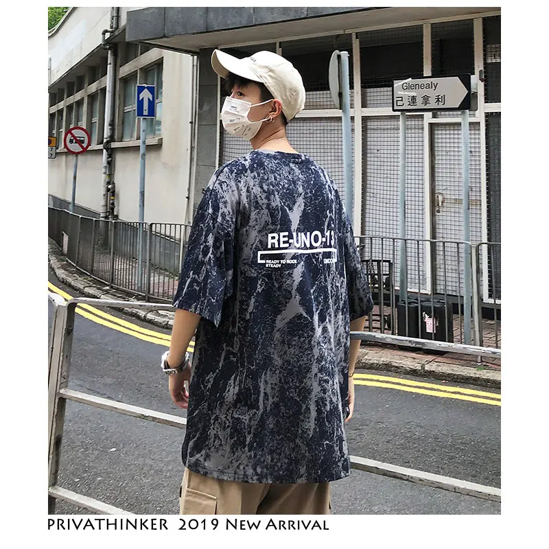 Privathinker яркое с принтом футболка коротким рукавом повседневная хлопковая