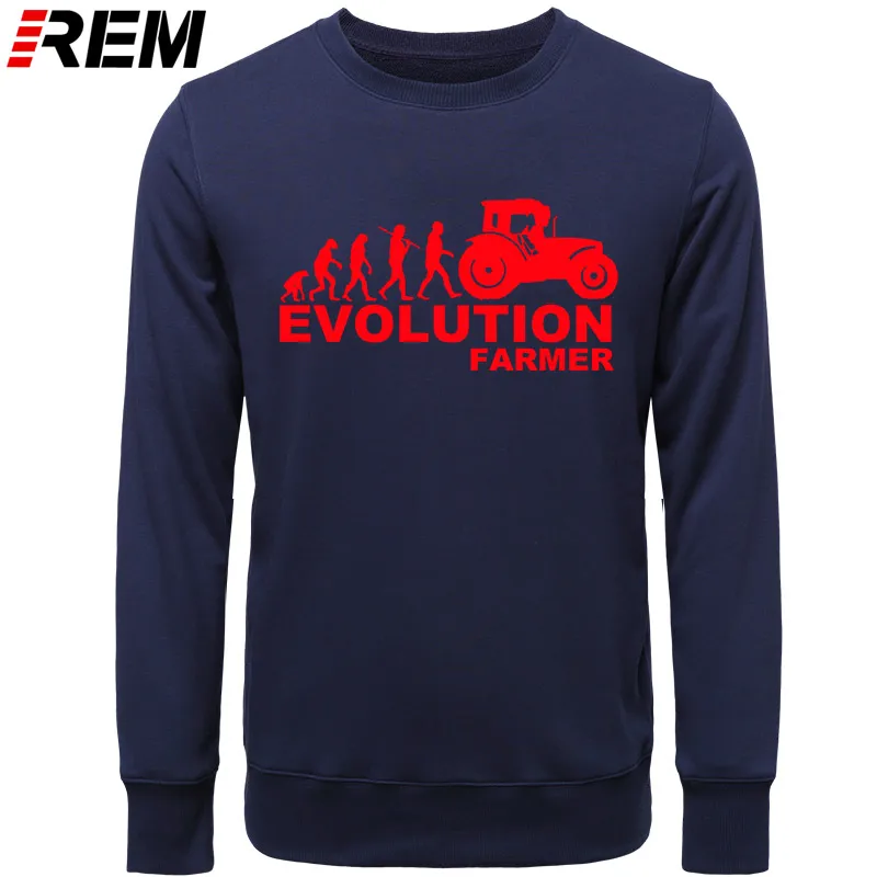 REM Farmer Evolution мужские толстовки сельскохозяйственный трактор Fendt Claas Machinery с длинным рукавом модные толстовки с принтом, толстовки