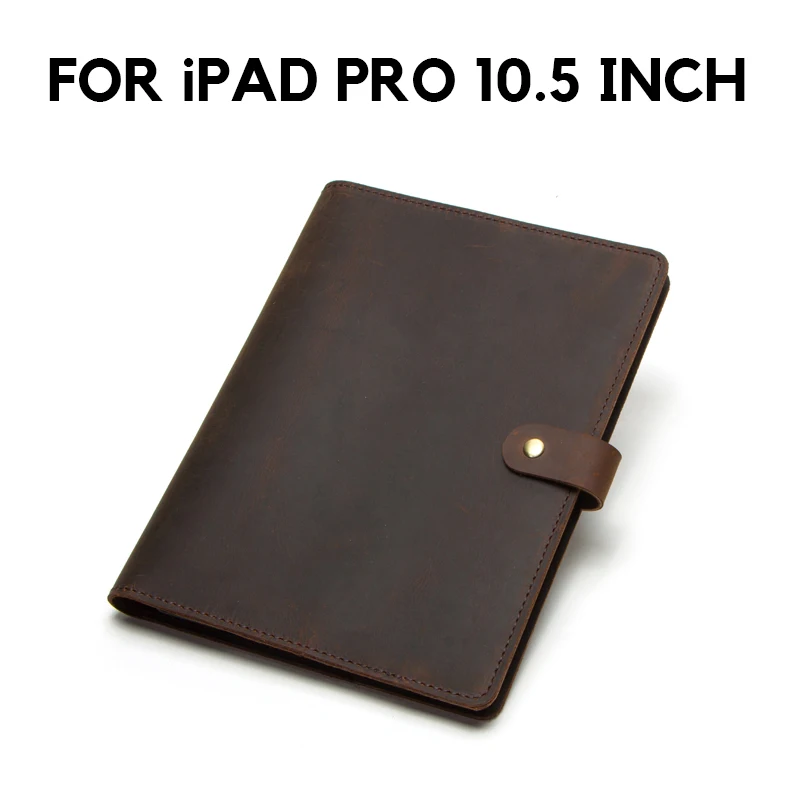 For iPad Pro 10.5 Чехол из натуральной кожи для iPad 9,7 5 6 Air 1 2 Mini MacBook Pro 9,7 10,5 11 чехол для планшета чехол-подставка с карманом для карт - Цвет: For iPad Pro 10.5