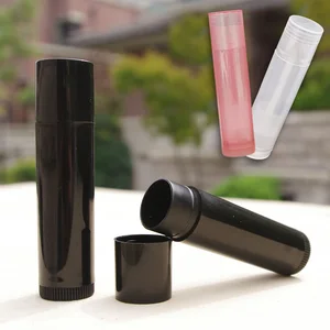 50 шт. 4,2g DIY многоразового Пластик пустой круглый бальзам для губ Губная помада глава трубка ручки бутылки для жидкостей