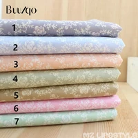 buulqo retro 6 colored cotton twill fabric baby 100 cotton cloth handmade diy doll clothing cotton fabric