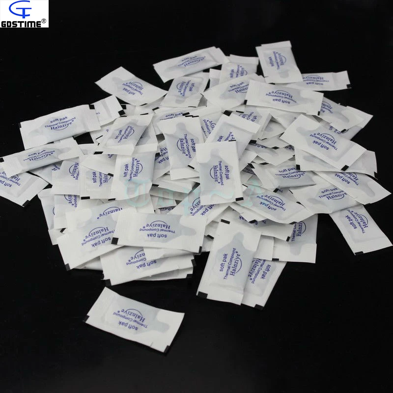 50pcs High Performance Gray Mini Thermal Paste Compound Grease For CPU GPU Chipset Heatsink Cooling | Компьютеры и офис