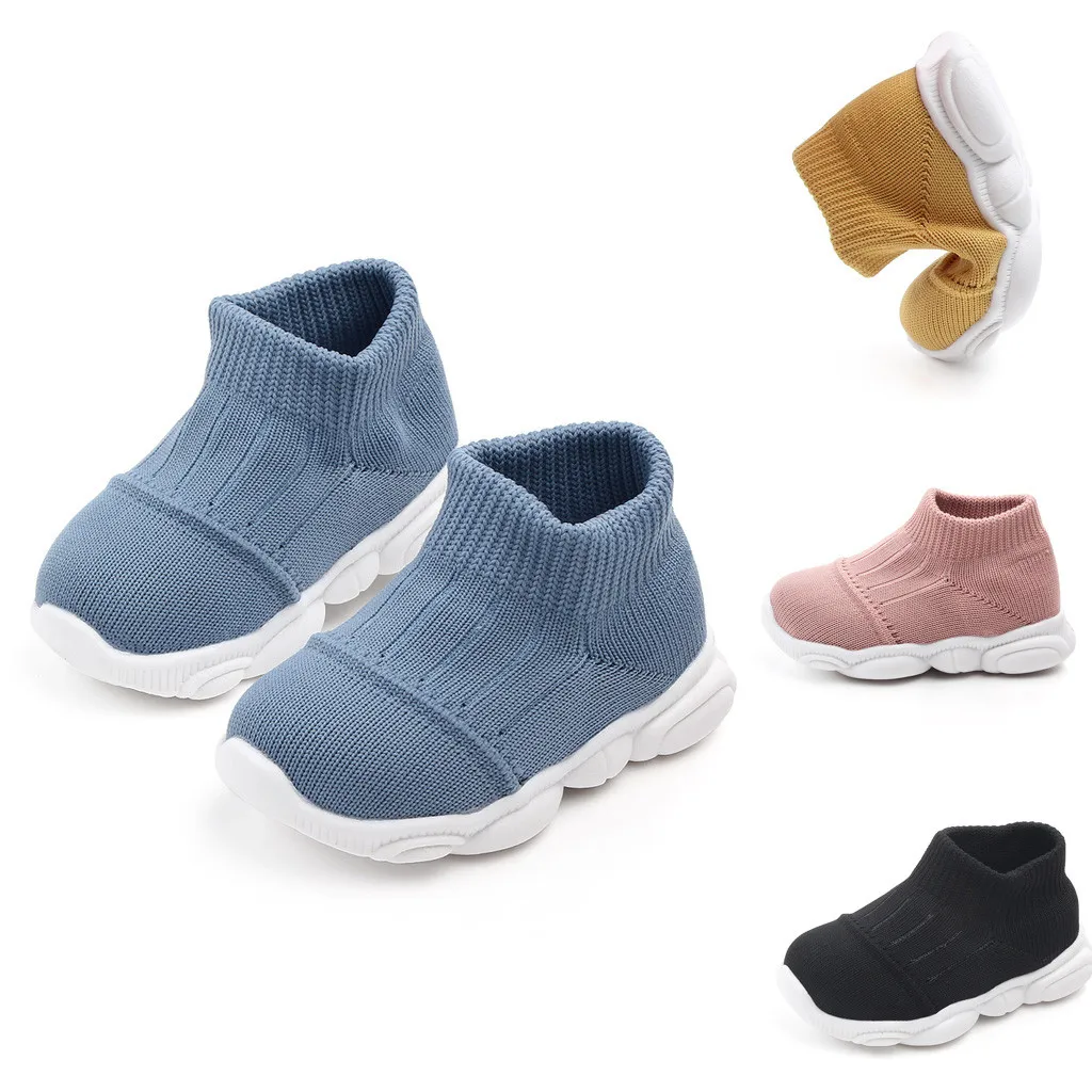 2020 Toddler Infant Kids Baby Girls Boys Striped Mesh Sport Run Sneakers Casual Sho kids shoes детская обувь#G20 | Детская