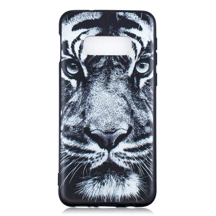 HEMASOLY Case For Samsung S10 Lite Soft TPU Galaxy Plus Silicone Relif Painted Back Cover |