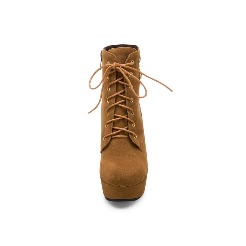 ASUMER/Большие размеры 34-43 2020 г. Новые Модные ботильоны из флока с круглым носком