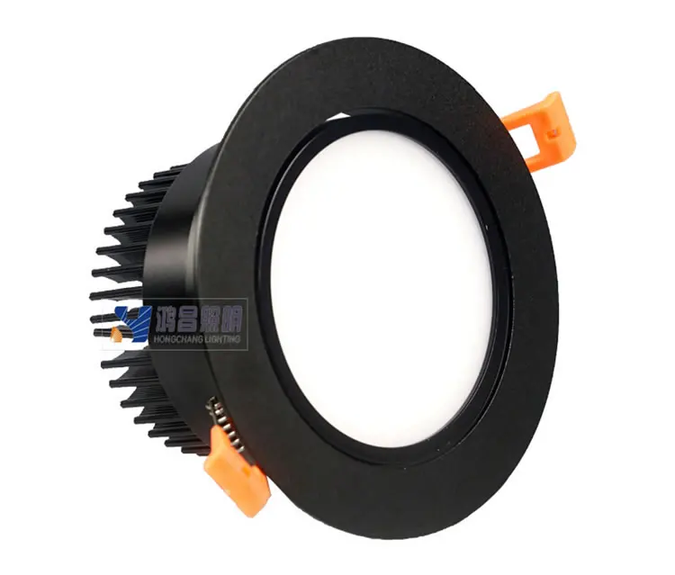 Черный корпус 7 Вт 10 12 15 18 20 25 30 40 Вт|led downlight|led downlight dimmabledownlight dimmable |
