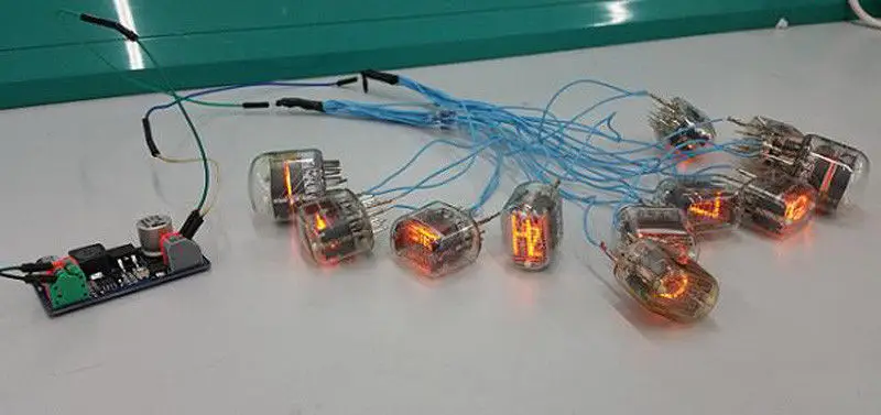 DC 12V 24V до 170V 85 235V boost Высокое напряжение NIXIE Magic Eye модуль питания светящиеся часы IN12