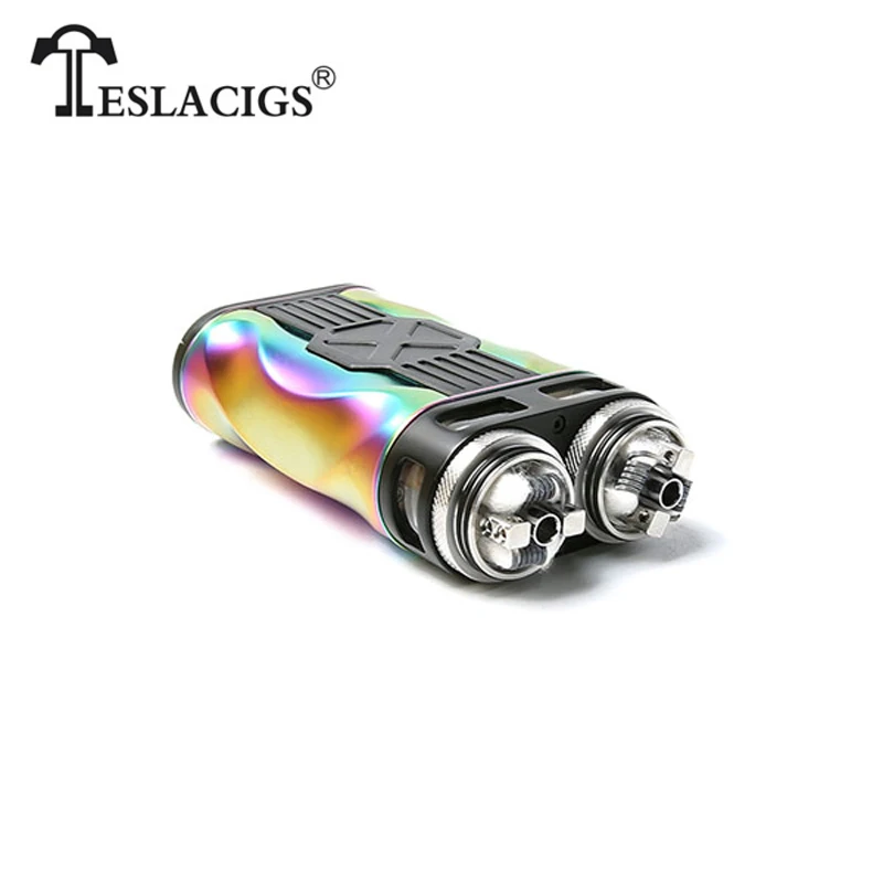Оригинальный Tesla CP парный комплект TC TCR Teslacigs Двойной баррель 220 Вт двойной RTDA танк