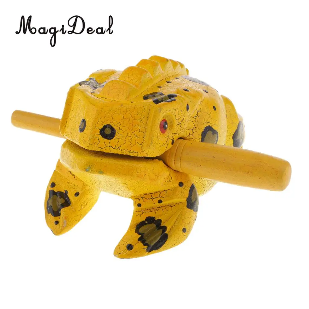 Тайские резные деревянные лягушки Guiro Rasp звучание игрушка музыкальные