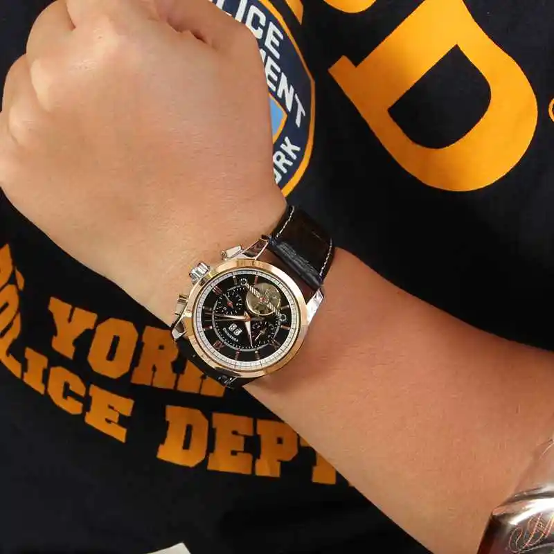 FORSINING Tourbillon Мужские s часы военный армейский Спорт Часы мужские лучший бренд класса люкс автоматические