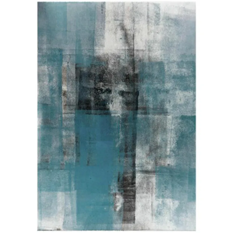 

Blue Abstract Large Carpets Modern Art Ink Carpet For Home Living Room Coffee Table Bedroom Floor Rug Rectangular Nordic Style