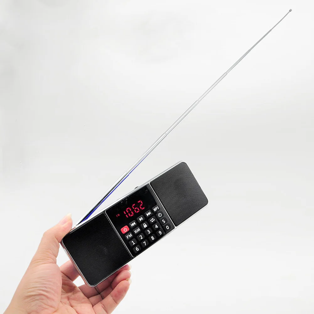 Горячая L 288AMBT мини портативный перезаряжаемые с AM радио FM Функция Поддержка TF