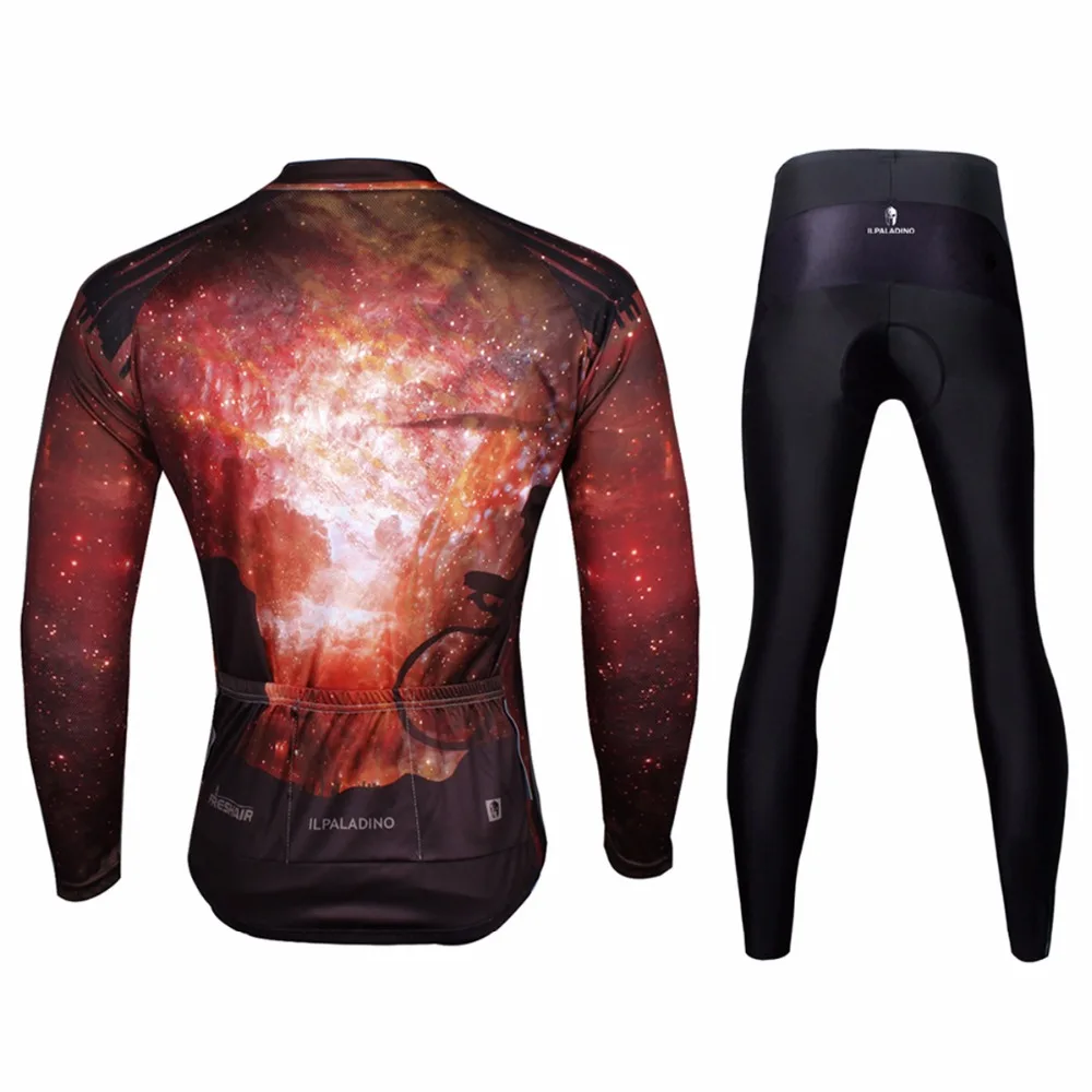 ILPALADINO Cycling Jersey Sets Men MTB Ciclismo Sportswear Bicyle Long Sleeve Autumn Winter Bike Jacket Skinsuit | Спорт и