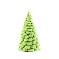 silicone candle mold handmade big size candle making tool christmas tree mould