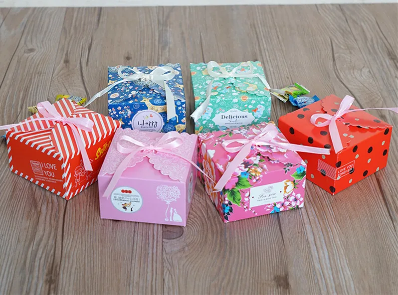 Фото 9 5*9 5*5 7 см коробка для конфет подарочные пакеты свадебной вечеринки коробки