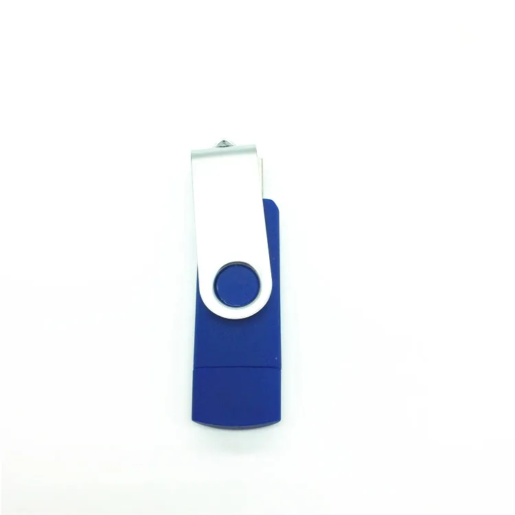 Blue Двухпортовый смартфон OTG USB флэш-накопитель 64 Гб Флешка 32 ГБ флэш-накопитель карта памяти Флешка для Android Multitul USB драйвер - Цвет: Blue
