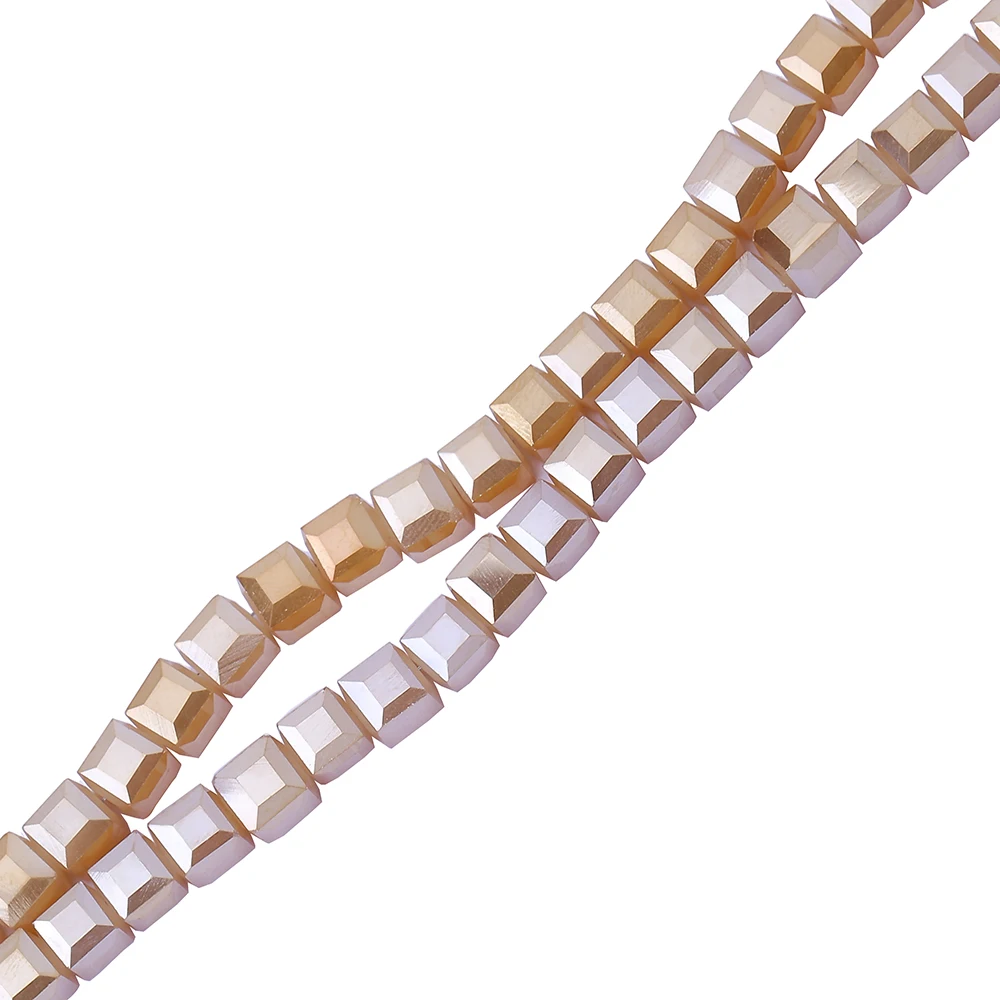 8 мм многоцветные граненые Австрийские хрустальные Квадратные бусины DIY