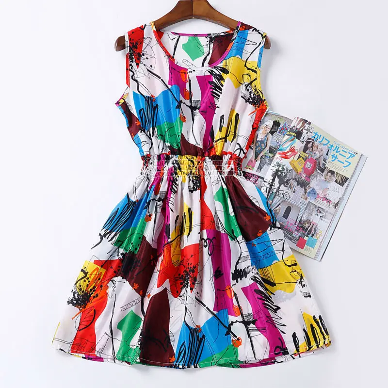Повседневное платье по низкой цене с принтом Roupas женская одежда для офиса Vestido De