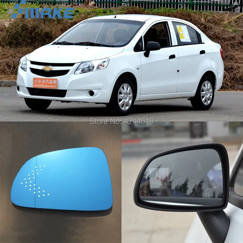 

SmRKE для Chevrolet Sail Автомобильное зеркало заднего вида с широким углом, Hyperbola, синее зеркало со стрелкой, СВЕТОДИОДНЫЕ ПОВОРОТНЫЕ сигнальные огн...