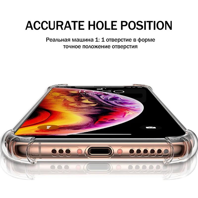 Противоударные чехлы для iPhone XS 11 12 Pro MAX Mini XR X 7 8 Plus 6 6s SE 2020 с подушкой