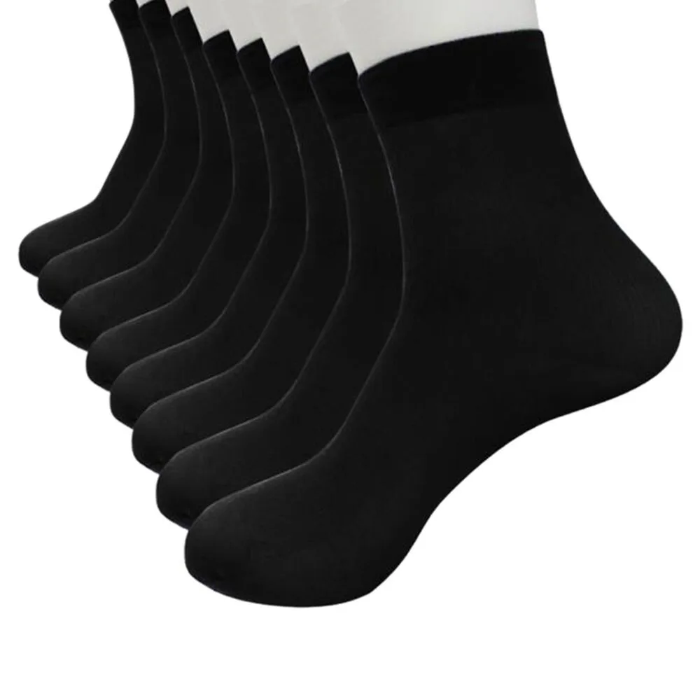 

Wholesale 8 Pairs Socks men boy Bamboo Fiber Ultra-thin Elastic Silky Short Men Socks super quality Calcetines Invisibles