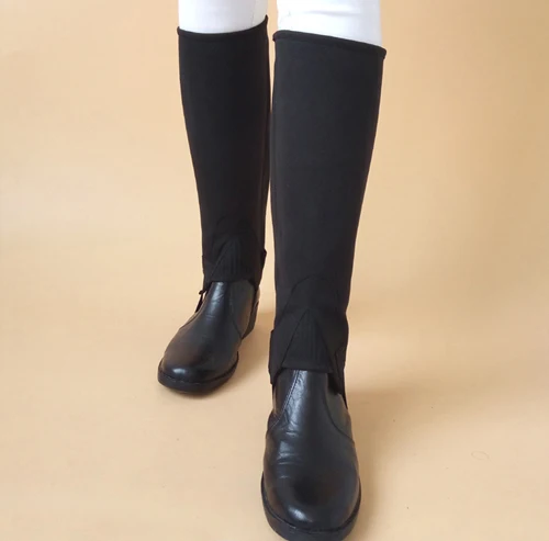 New Microfiber Rider Leggings equipment Equestrian Riding Equipment Horse Leggings Knight Protection Equestrian Gear Dressage - Цвет: Black S