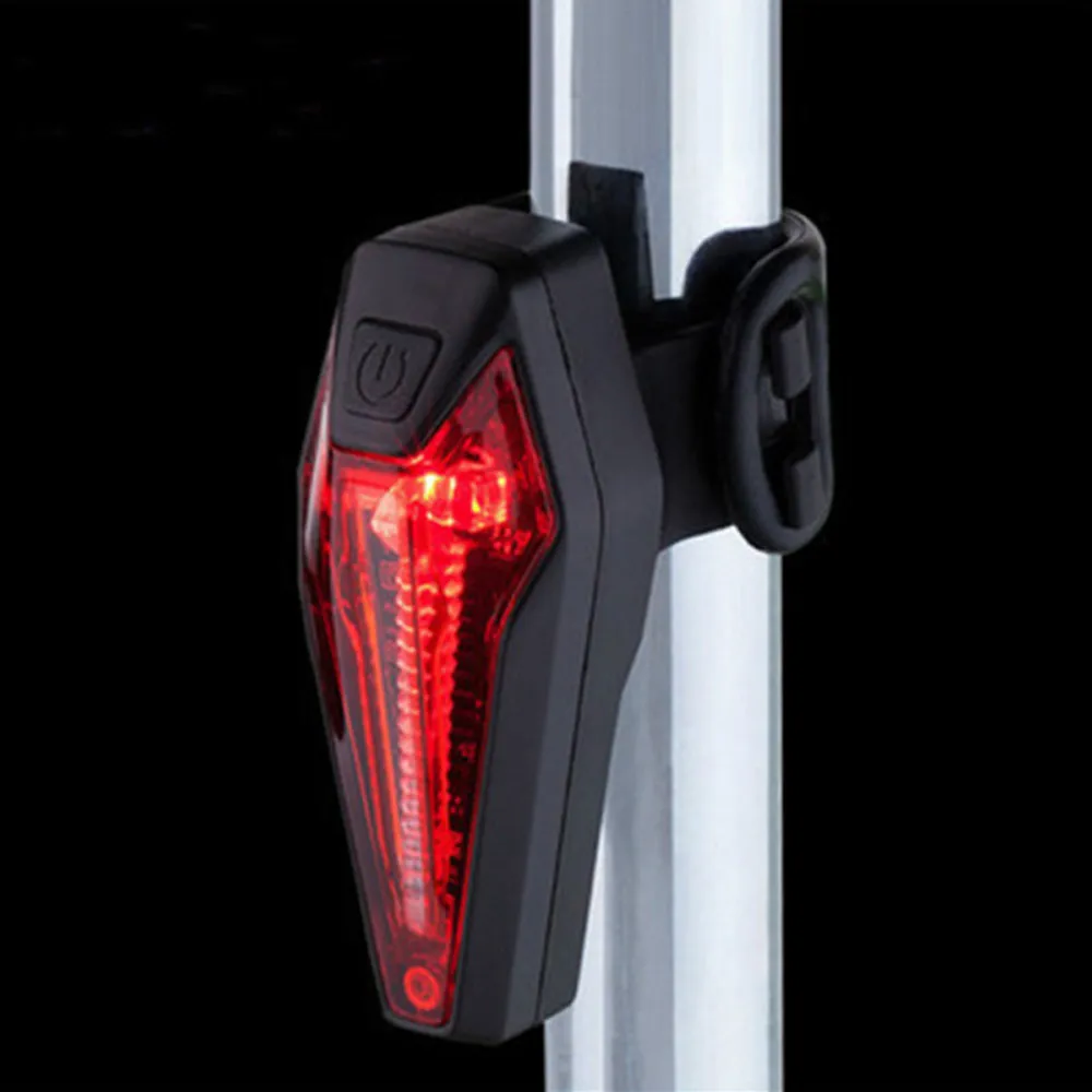 1 шт. портативный светодиодный фонарь LE Cycling Перезаряжаемый USB задний