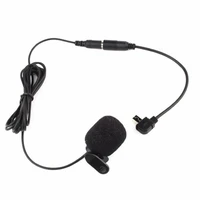 mayitr new 3 5mm black mini clip on microphone 30hz 15khz adapter cable suitable for camera gopro hero 33 4