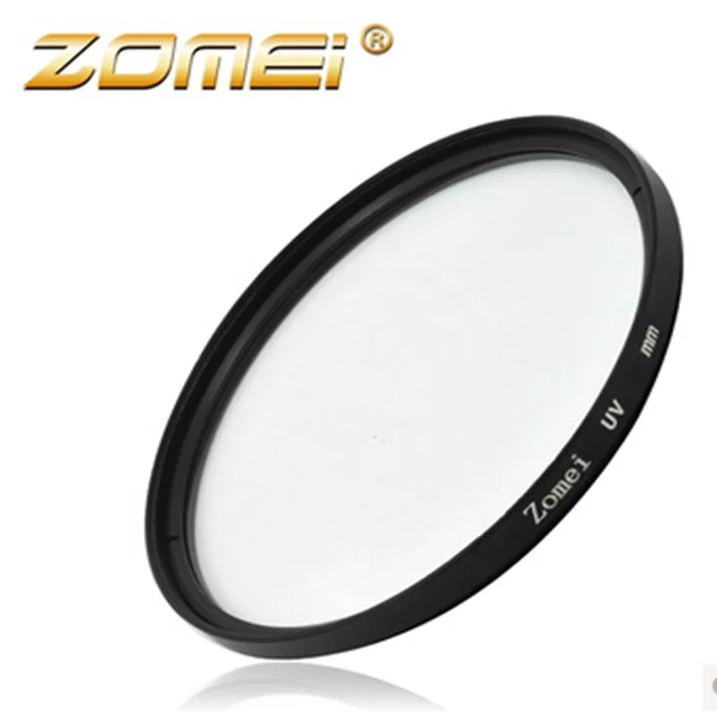 Защитный УФ-фильтр Zomei 49/52/55/58/62/67/72/77/82 мм для объектива canon nikon sony nex pentax Olmpus 500d 600d d