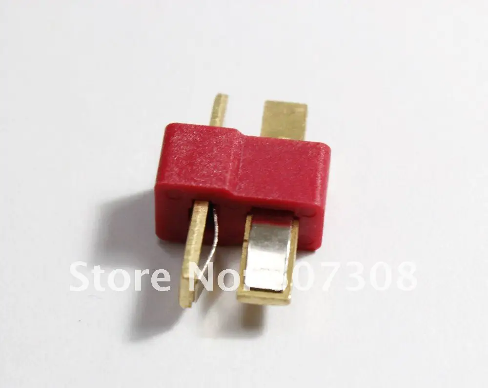 Свободная железная/железная деталь разъем золотисто красного цвета T для