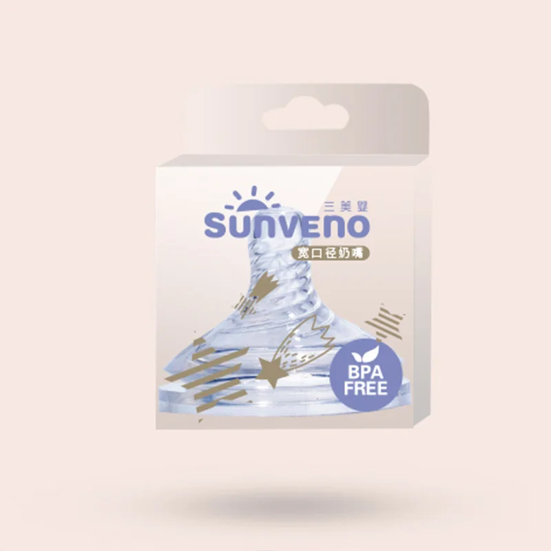 Y SUNVENO/соска для кормления детей, бутылочки для кормления, Детские Силиконовые сменные соски, Размеры S/M/L, детские соски для кормления грудью - Цвет: Y
