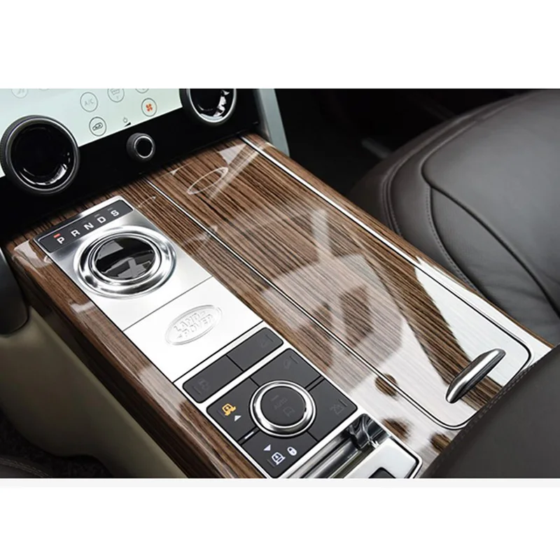 For Range Rover Sport transparent Protective TPU Film stickers for range rover Center console Interior Car sticker
