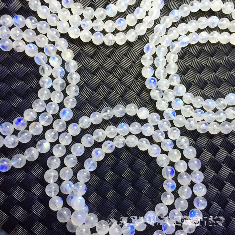 Moonstone 53-55 cm or 18.5 Bracelet 5-5.5 mm Beads Bangle Women Girls Bracelets AAA Quality Nature Color Real | Украшения и