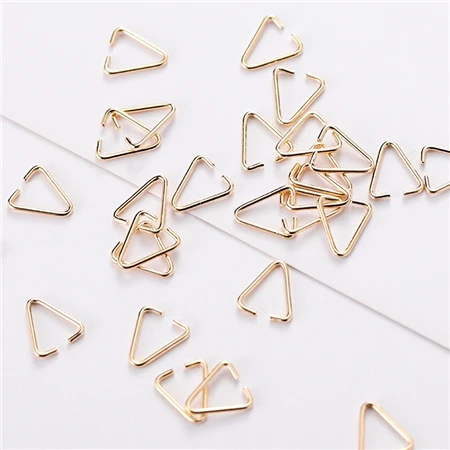 Gold 50 шт. золотые белые застежки для Бусин DIY Изготовление сережек аксессуары ожерелье ручной работы серьги-гвоздики ювелирные изделия - Цвет: Gold